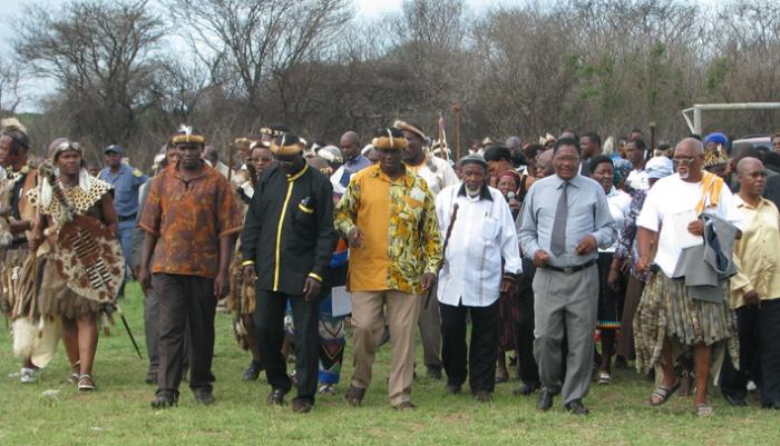 The Ndwandwe march. Photo credit: Mbongiseni Buthelezi