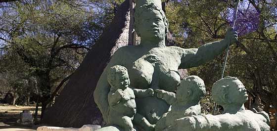 Sculpture in the Credo Mutwa Cultural Village, Soweto. Photo credit: www.joburg.org.za