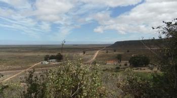 The Sandveld, seen from the mouth of the cave. Credit: Heather MacAlister 