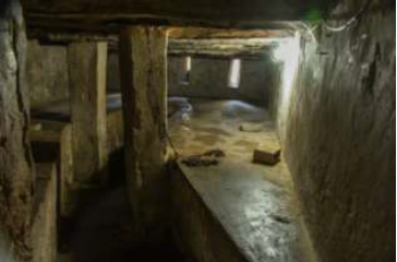 Slave quarters near the slave market â an Anglican church was built over the site in 1874. Source: https://cookingintongues.com/2013/12/24/stonetown- zanzibar-tanzania/