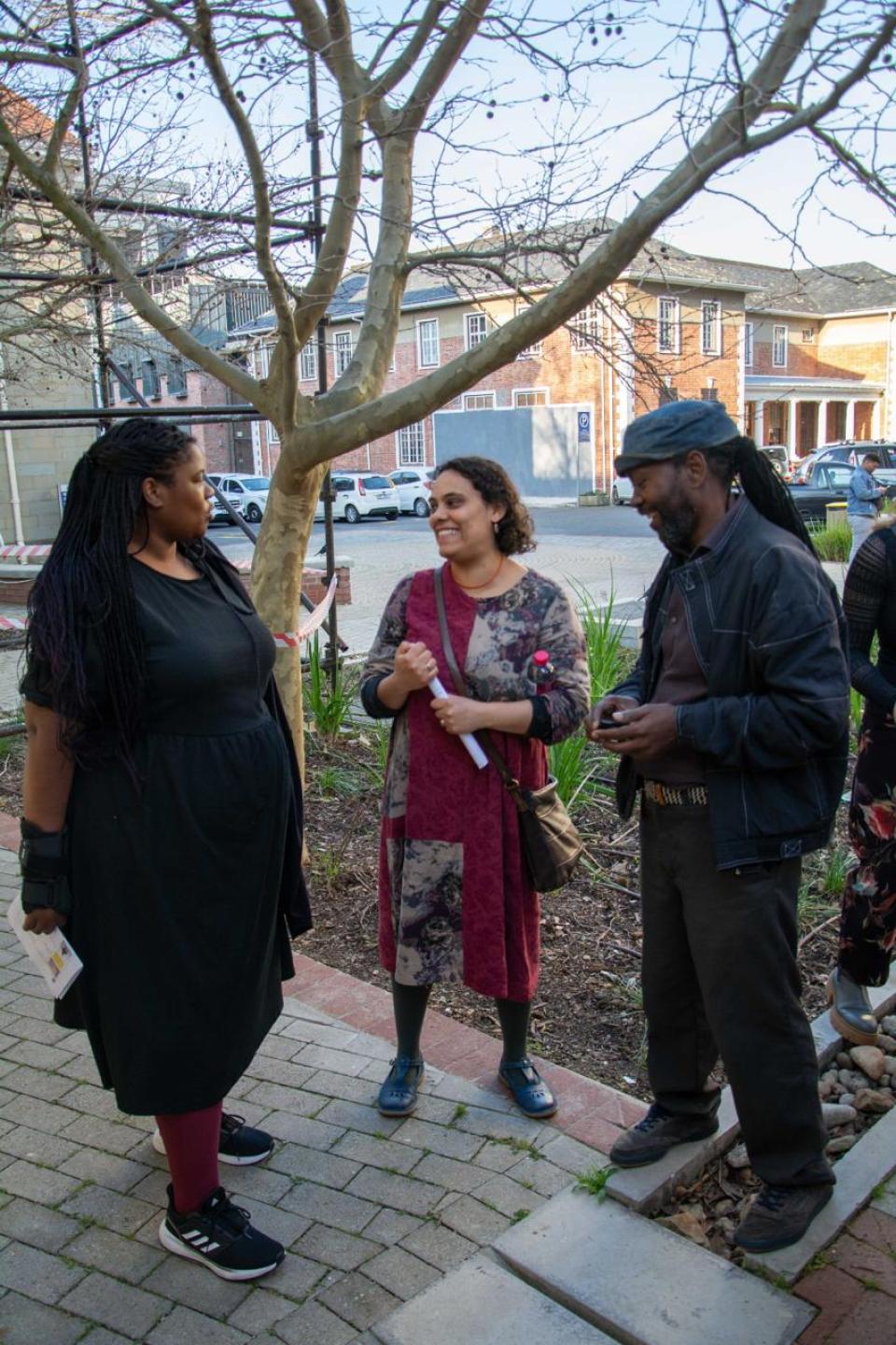 Michaelis Exhibition Opening with Portia and Stephane