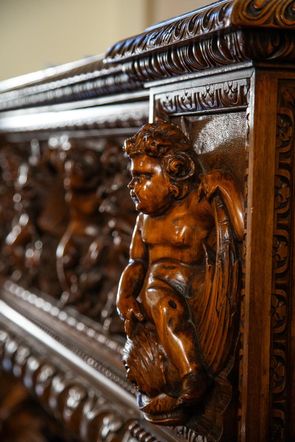 Ornate sideboard in Strubenholm residence