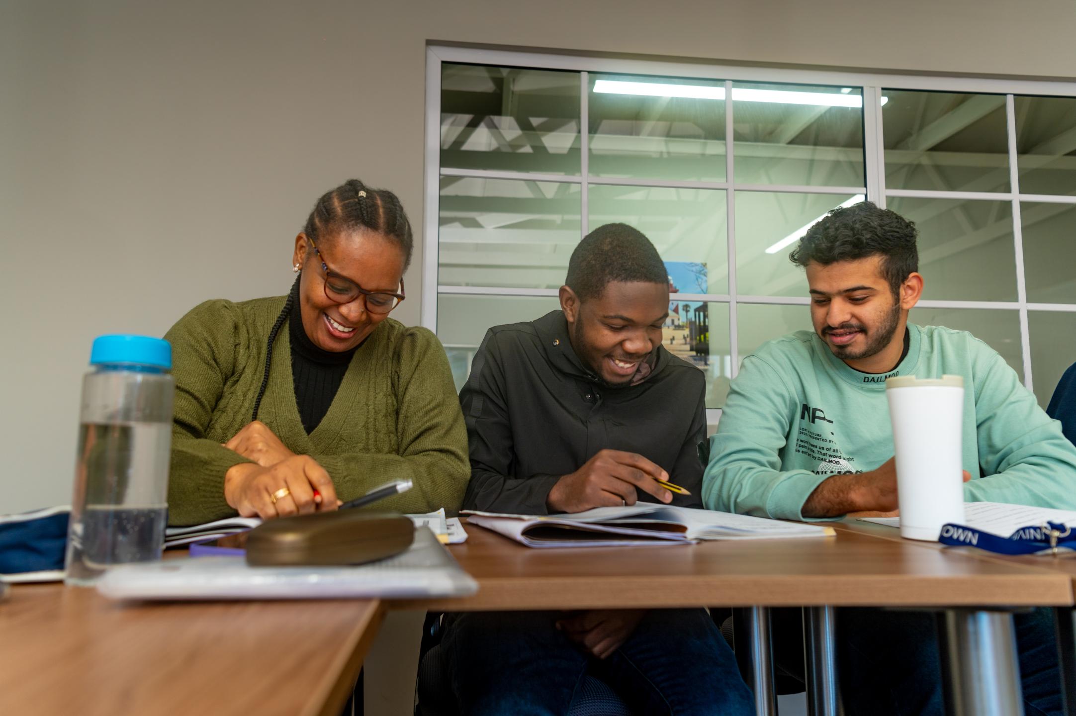 UCT ELC students in class