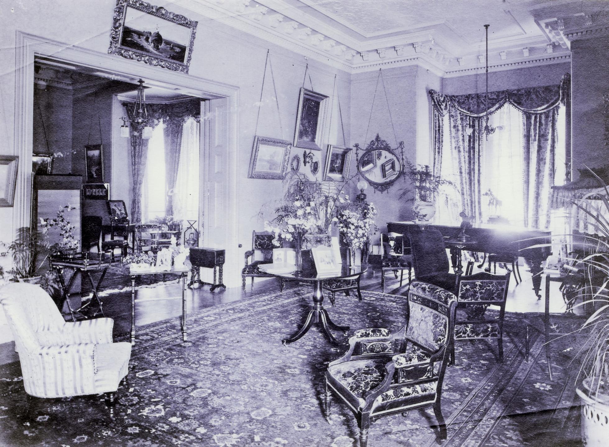 Music room now housing the Kirby Collection