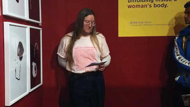 Svea Josephy at the walkabout