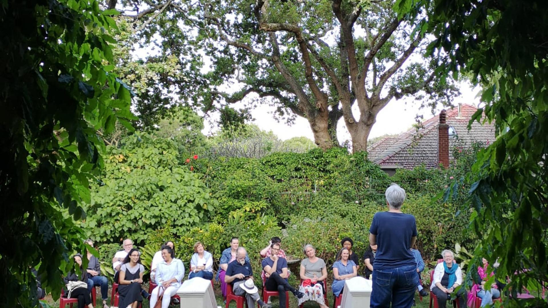 Jean Brundrit addressing the audience