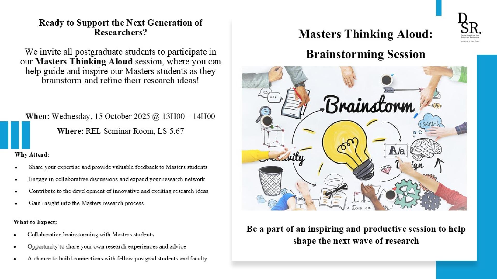 Masters Thinking Aloud Brainstorm Session 