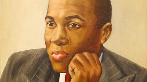 Painting of AC Jordan