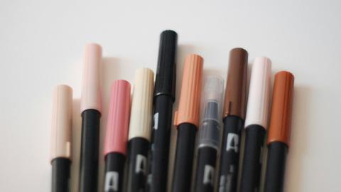 Handful of colour pens. Picture jael-coon-luhbhkknwy8-unsplash