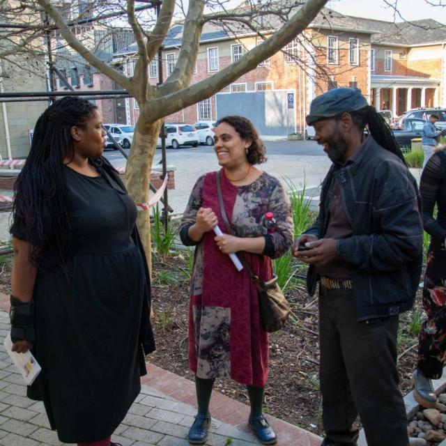 Michaelis Exhibition Opening with Portia and Stephane