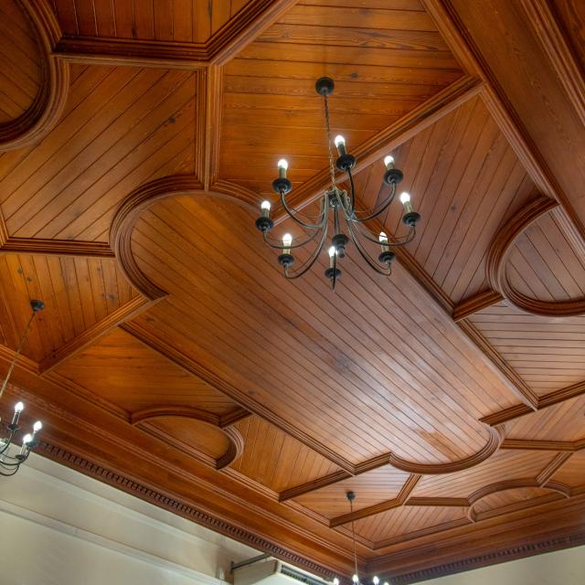 Original ceiling of Strubenholm residence