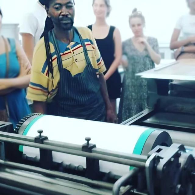 Teaching 2nd Year Relief Printing - 2020