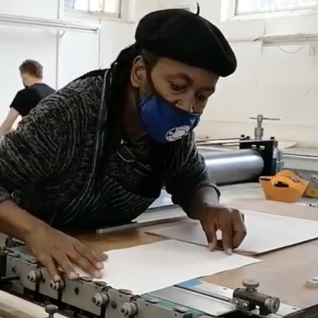 Teaching 2nd Year Relief Printing - 2022