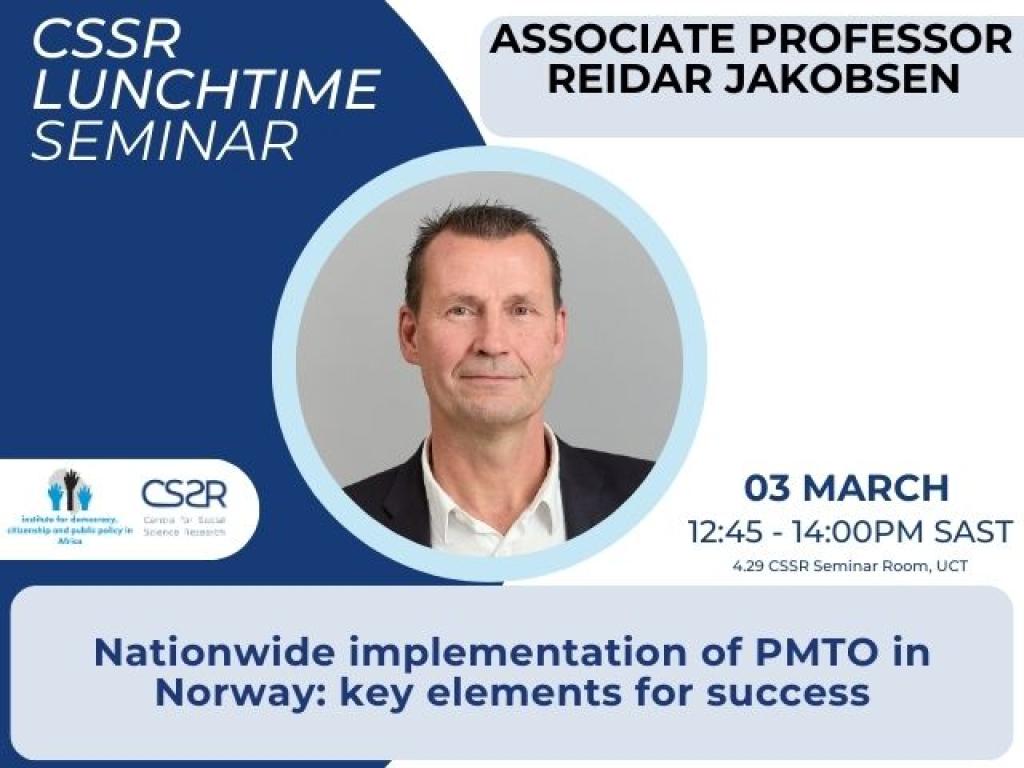 Associate Professor Reidar Jakobsen