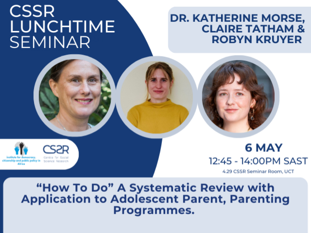 Dr Katherine Morse, Claire Tatham and Robyn Kruyer