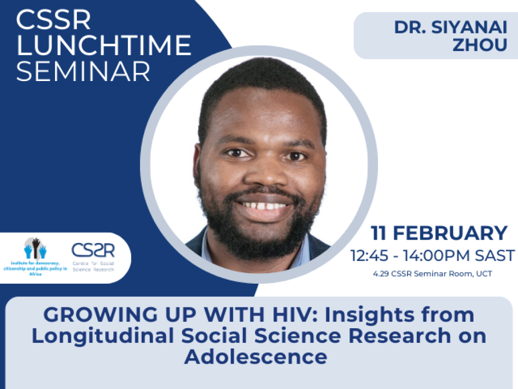 Seminar: Dr Siyanai Zhou