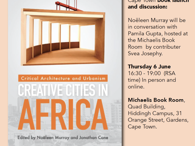 Creative Cities Book Launch 6 June