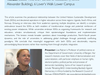 SoE & CAS joint seminar with Prof. Lise Rakner